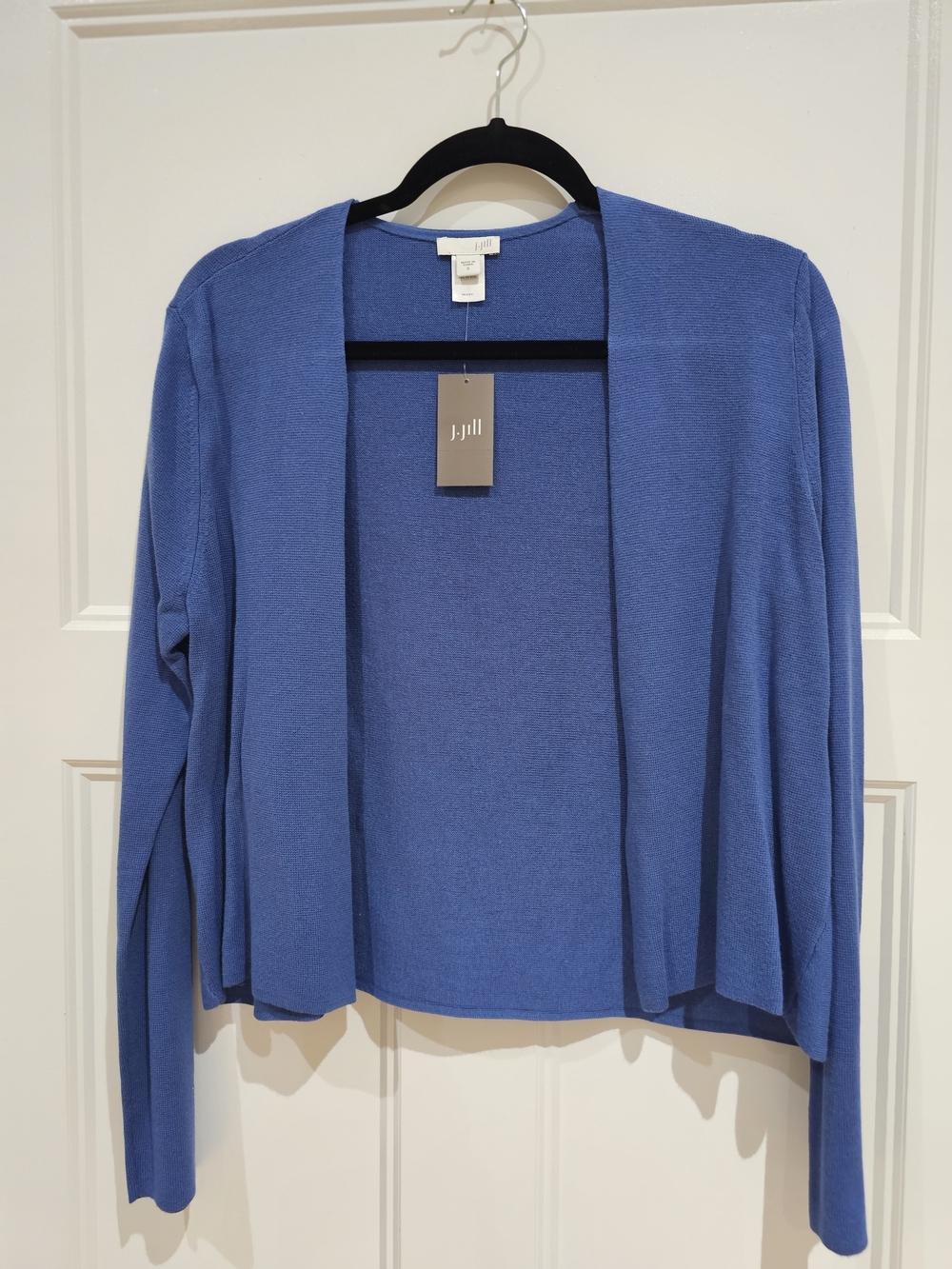 J. Jill Open Front Cardigan - Dutch Blue, NWT